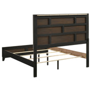 Valen Wood Queen Panel Bed Light Taupe - detail 5
