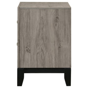 Valen 2-drawer Nightstand Bedside Table Light Taupe - detail 5