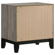 Valen 2-drawer Nightstand Bedside Table Light Taupe - detail 6