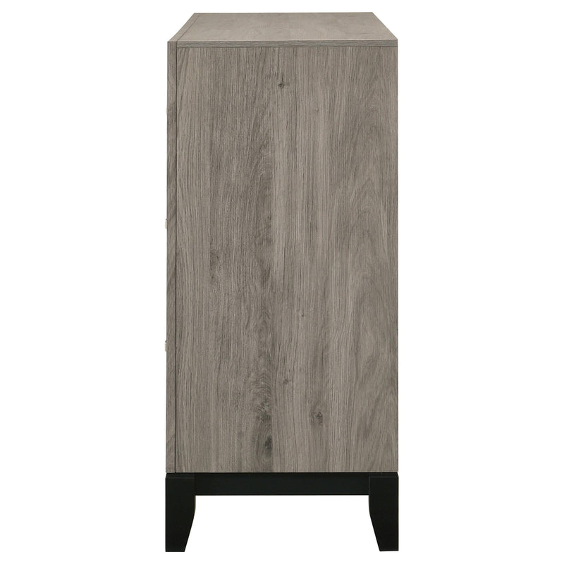 Valen 6-drawer Bedroom Dresser Cabinet Light Taupe - detail 5