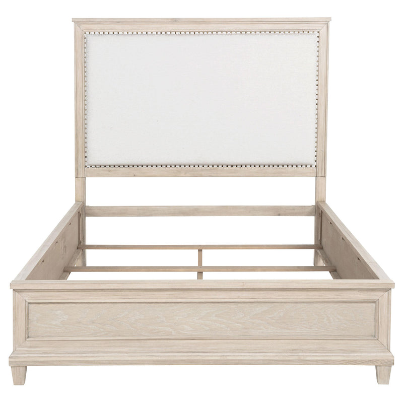 Pembroke 66-inch Queen Panel Bed Washed Oak - detail 3