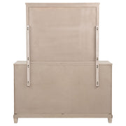 Pembroke 6-drawer Bedroom Dresser with Mirror Washed Oak - detail 7