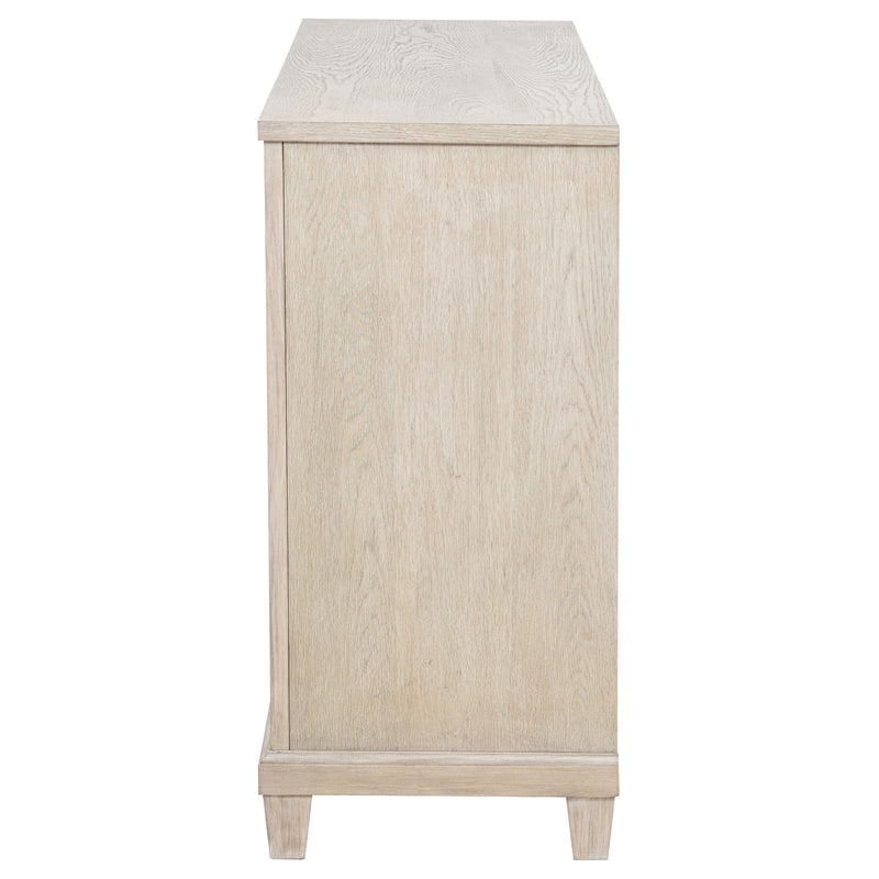 Pembroke 6-drawer Bedroom Dresser Cabinet Washed Oak - detail 5