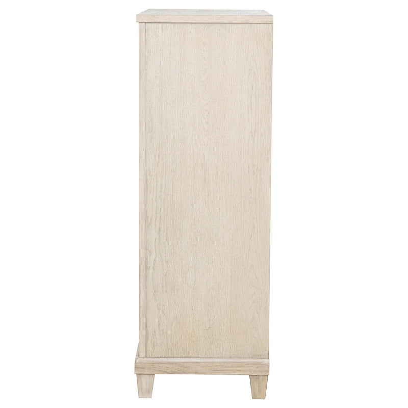 Pembroke 5-drawer Chest of Drawers Washed Oak - detail 5