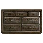 Atlas 7-drawer Bedroom Dresser Cabinet Dark Oak - detail 3