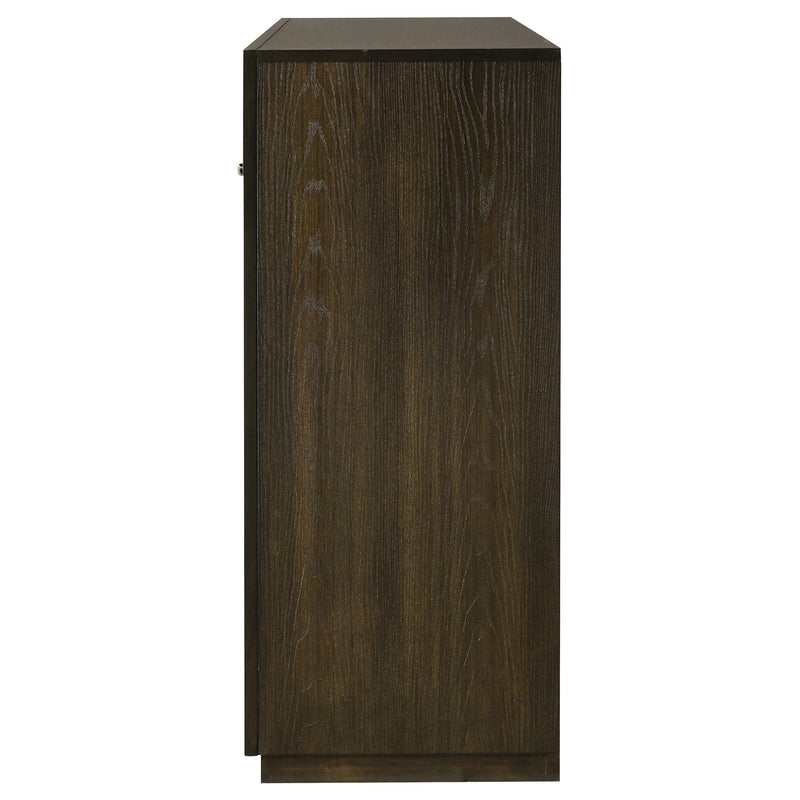 Atlas 7-drawer Bedroom Dresser Cabinet Dark Oak - detail 5