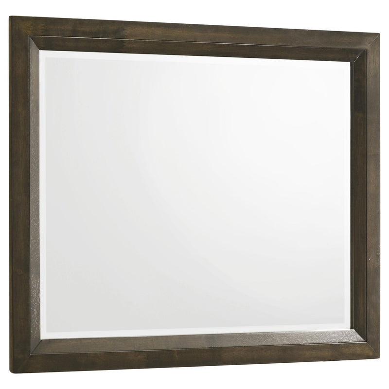Atlas Bedroom Dresser Mirror Dark Oak - alternate view