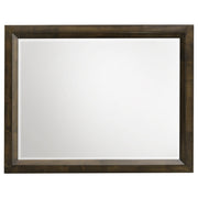 Atlas Bedroom Dresser Mirror Dark Oak - detail 3