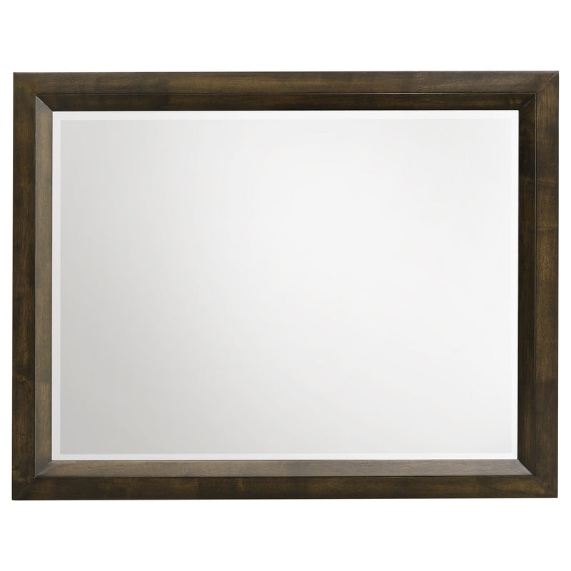 Atlas Bedroom Dresser Mirror Dark Oak - detail 3