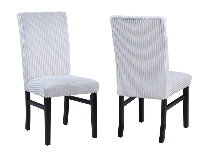 Set of 2 Tracy Side Chairs Light Grey
