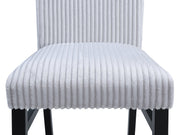 Crownmark Set of 2 Tracy Side Chairs Light Grey