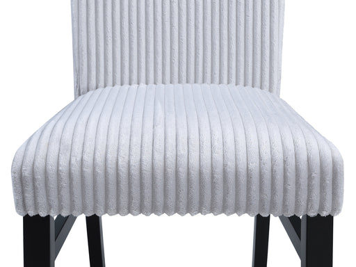 Crownmark Set of 2 Tracy Side Chairs Light Grey