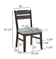 Crownmark Set of 2 Higgins Dining Chairs
