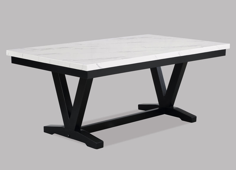 Crownmark Tanner Dining Set - White