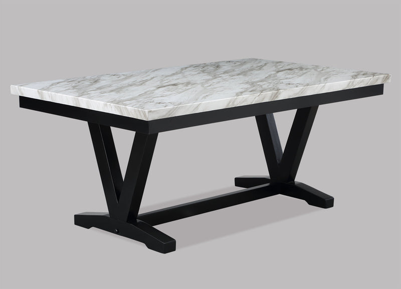 Tanner Dining Table Faux Carrara Mbl