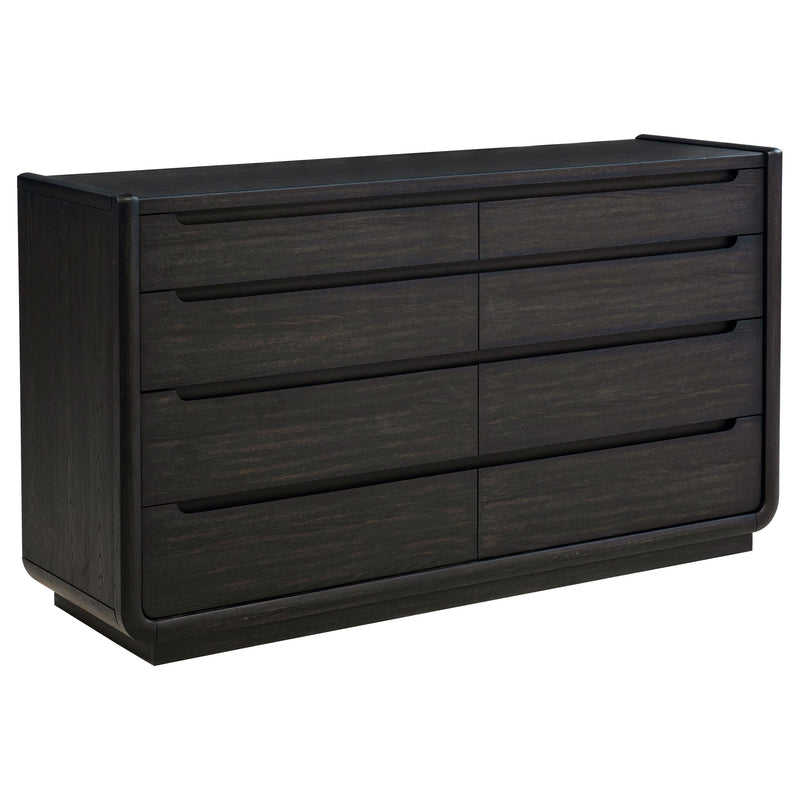 Leandro 5-piece Queen Bedroom Set Burnished Black - detail 7