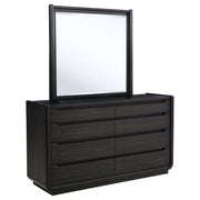 Leandro 8-drawer Bedroom Dresser with Mirror Burnished Black - alternate view