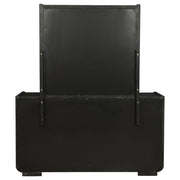 Leandro 8-drawer Bedroom Dresser with Mirror Burnished Black - detail 7