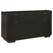 Leandro 8-drawer Bedroom Dresser Cabinet Burnished Black - detail 6