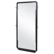 Leandro 76-inch Full Length Floor Mirror Burnished Black - detail 4