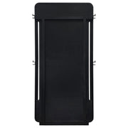Leandro 76-inch Full Length Floor Mirror Burnished Black - detail 6