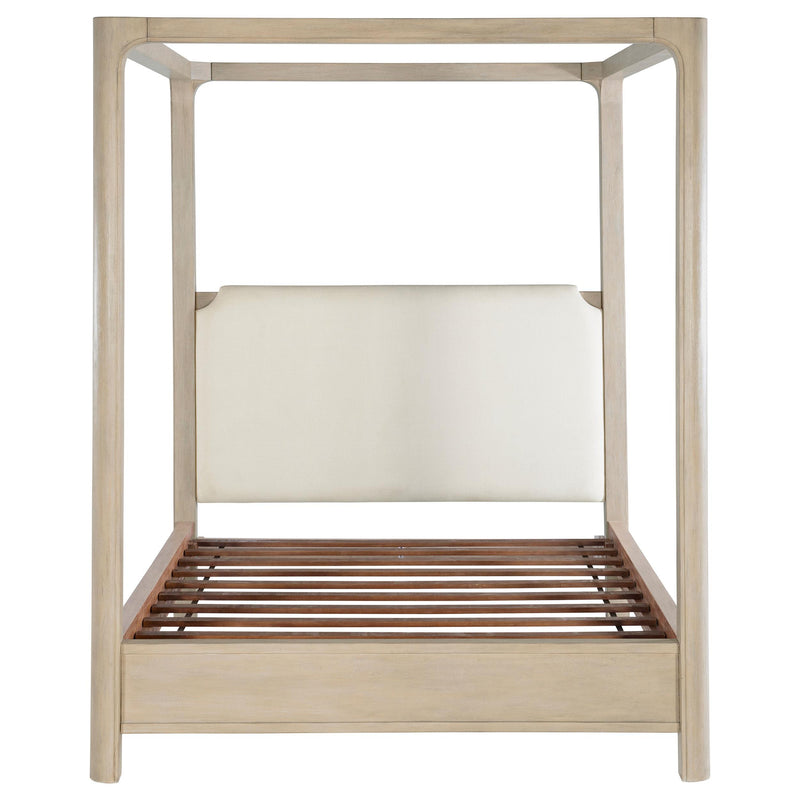Solano 85-inch Queen Canopy Bed Weathered Mango - detail 3