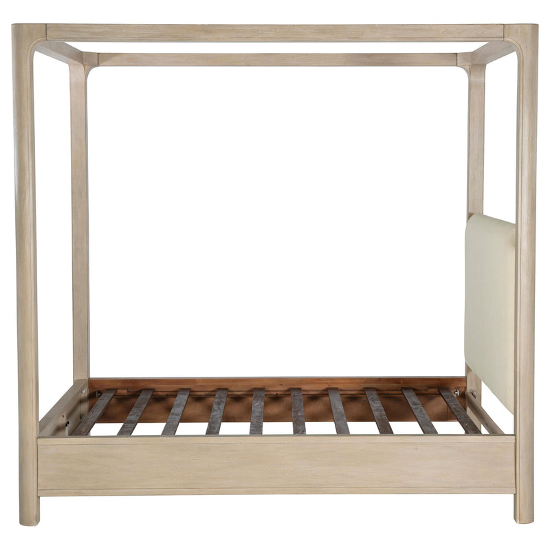 Solano 85-inch Queen Canopy Bed Weathered Mango - detail 5