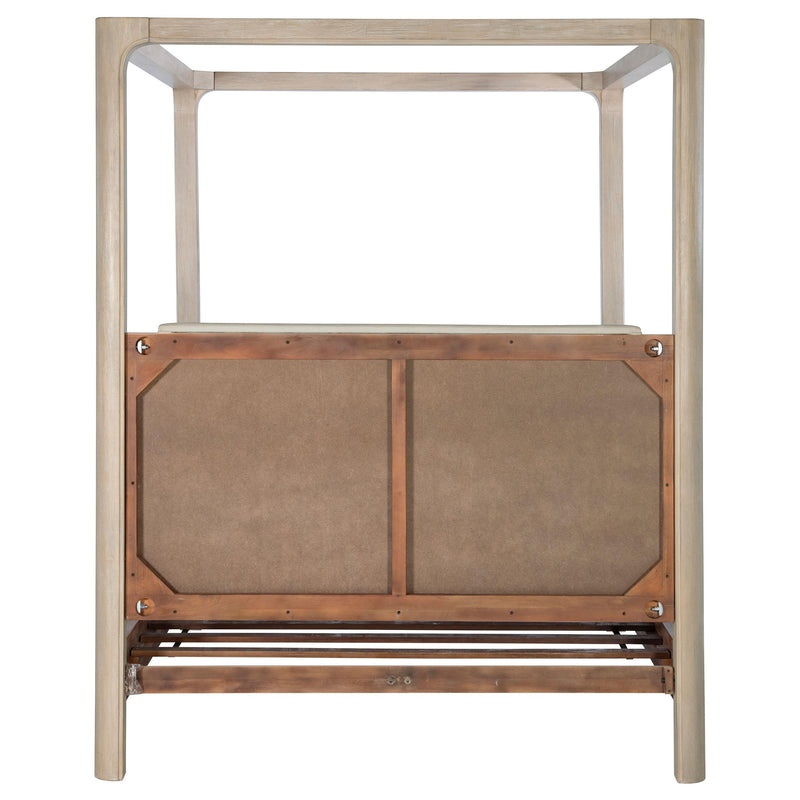 Solano 85-inch Queen Canopy Bed Weathered Mango - detail 7