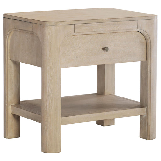 Solano 1-drawer Nightstand Bedside Table Weathered Mango - alternate view