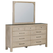 Solano 9-drawer Bedroom Dresser with Mirror Weathered Mango - alternate view