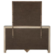 Solano 9-drawer Bedroom Dresser with Mirror Weathered Mango - detail 7