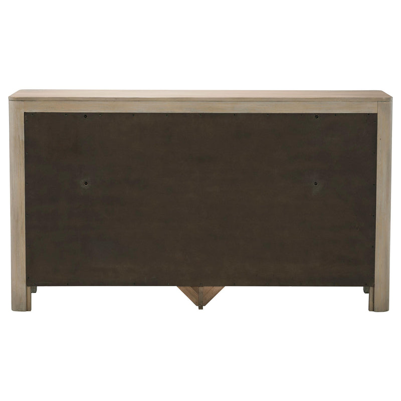 Solano 9-drawer Bedroom Dresser Cabinet Weathered Mango - detail 5