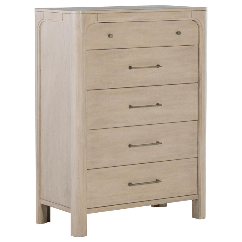 Solano 5-drawer Bedroom Chest of Drawers Weathered Mango - alternate view