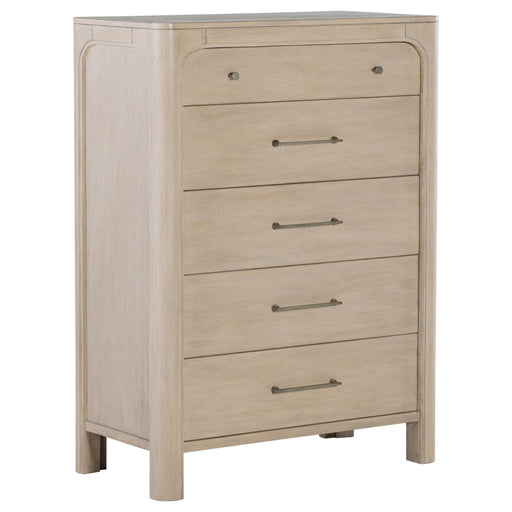 Solano 5-drawer Bedroom Chest of Drawers Weathered Mango - alternate view