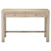 Solano 2-drawer Makeup Table Vanity Desk Weathered Mango - detail 3