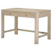 Solano 2-drawer Makeup Table Vanity Desk Weathered Mango - detail 4