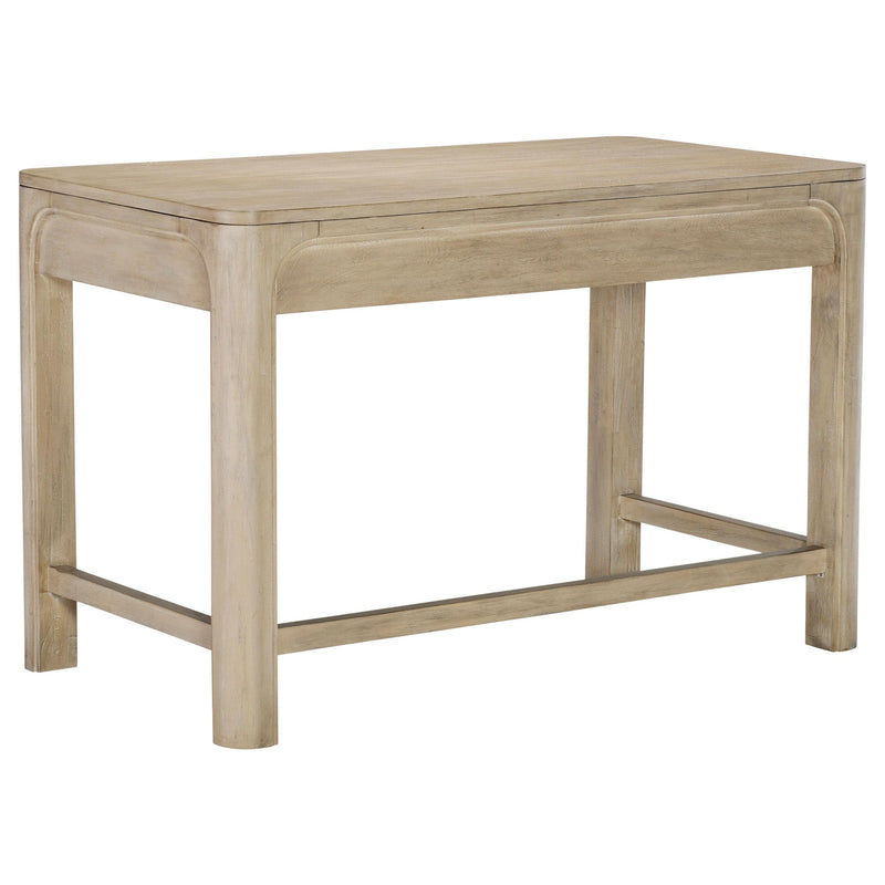 Solano 2-drawer Makeup Table Vanity Desk Weathered Mango - detail 6