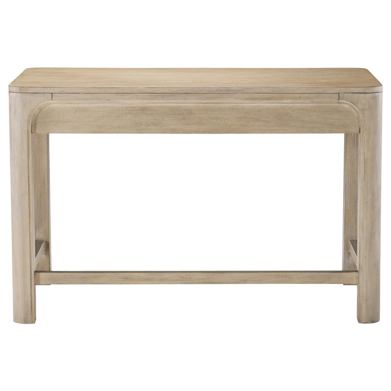 Solano 2-drawer Makeup Table Vanity Desk Weathered Mango - detail 7