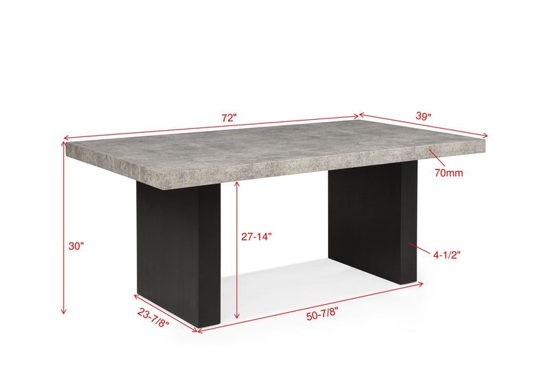 Sebastian Dining Set - Grey