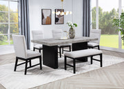 Crownmark Sebastian Dining Set - Grey