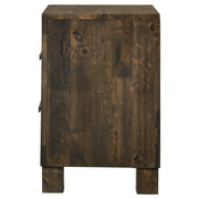 Woodmont 2-drawer Nightstand Rustic Golden Brown - detail 5