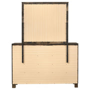 Woodmont 8-drawer Dresser with Mirror Rustic Golden Brown - detail 7