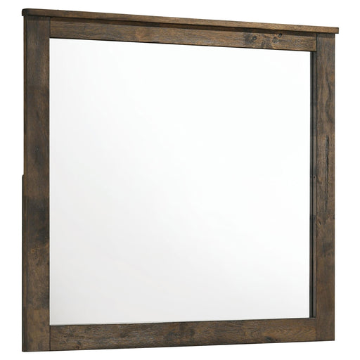 Woodmont Dresser Mirror Rustic Golden Brown - alternate view