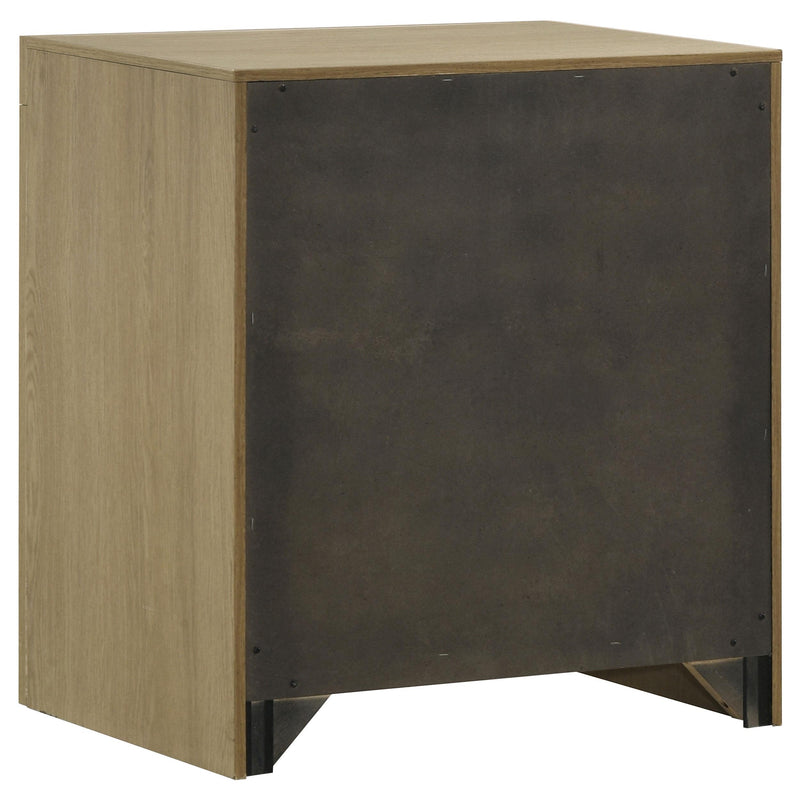 Hendricks 5-piece Queen Bedroom Set Light Oak - detail 6