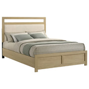 Hendricks Queen Panel Headboard Platform Bed Light Oak - detail 3