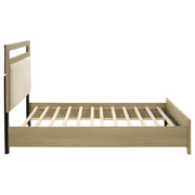 Hendricks Queen Panel Headboard Platform Bed Light Oak - detail 6