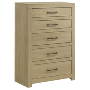 Hendricks 5-drawer Bedroom Chest of Drawers Light Oak - alternate view