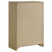 Hendricks 5-drawer Bedroom Chest of Drawers Light Oak - detail 6