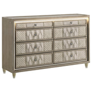 Lorient 5-piece Queen Bedroom Set Ivory and Camel - detail 7