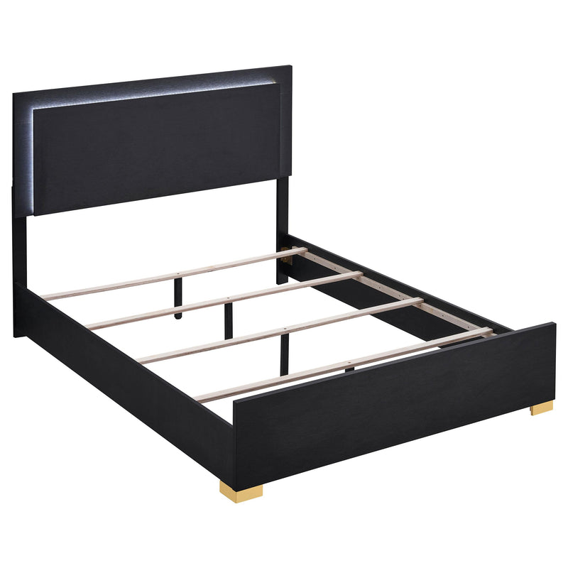 Marceline 5-piece Queen Bedroom Set Black - detail 3